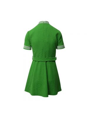 Vestido de lana Gucci Vintage verde
