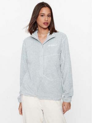 Bluză din fleece Adidas gri