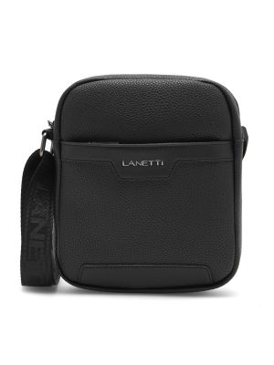 Черная сумка через плечо Lanetti