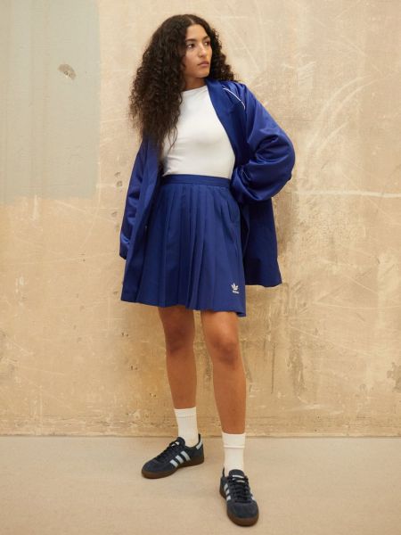 Spódnica Adidas Originals niebieska