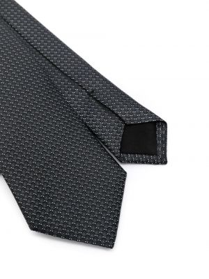 Cravate en soie à motif géométrique Boss