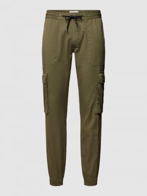 Spodnie cargo skinny fit Calvin Klein Jeans zielone