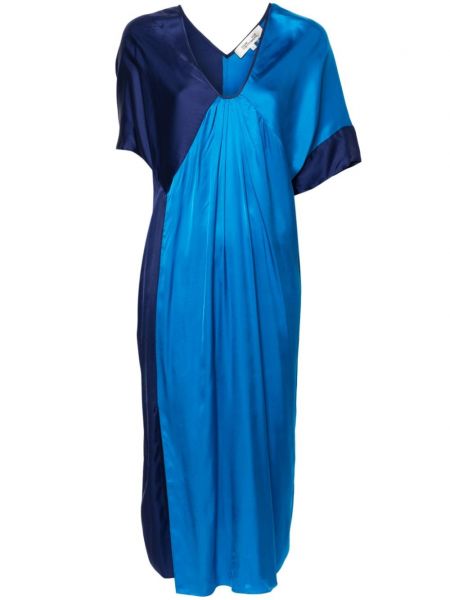 Robe mi-longue Dvf Diane Von Furstenberg bleu