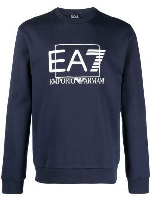 Sweatshirt Ea7 Emporio Armani blå