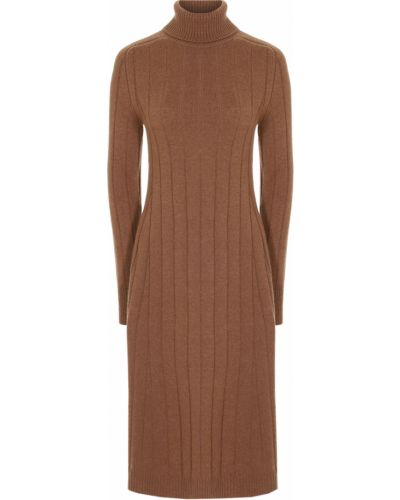 Кашемировое платье Loro Piana коричневое