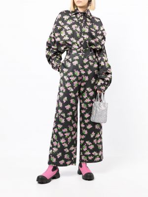 Mustriline lilleline püksid Natasha Zinko