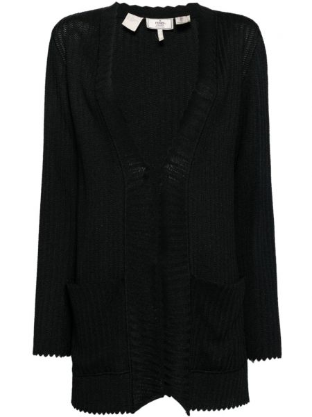Ilgas megztinis Fendi Pre-owned juoda