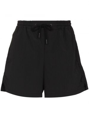 Pantalones cortos deportivos de cintura alta Paco Rabanne negro