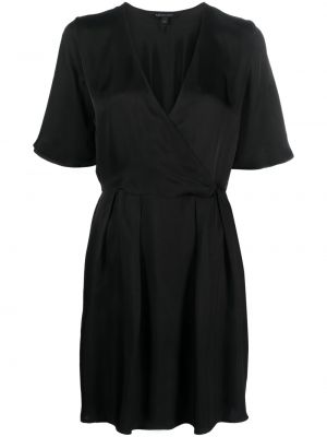 Mini obleka Armani Exchange črna