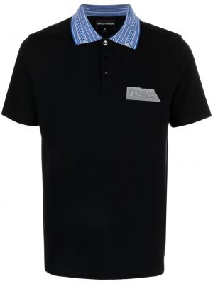 Polo krekls Emporio Armani melns