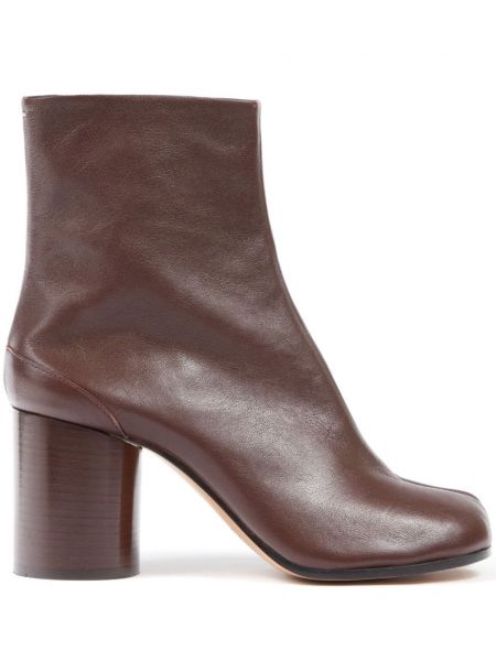 Leder ankle boots Maison Margiela braun