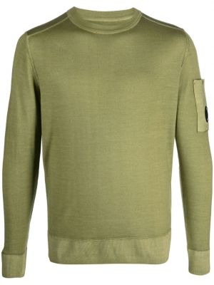 Vlnený sveter C.p. Company zelená