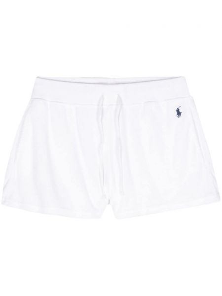 Short en tissu de sport Polo Ralph Lauren blanc