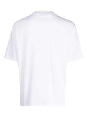 T-shirt aus baumwoll mit kristallen Ports 1961 weiß
