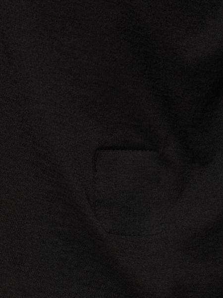 T-krekls ar īsām piedurknēm džersija Rick Owens Drkshdw melns