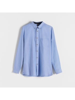 Priliehavá košeľa Reserved modrá