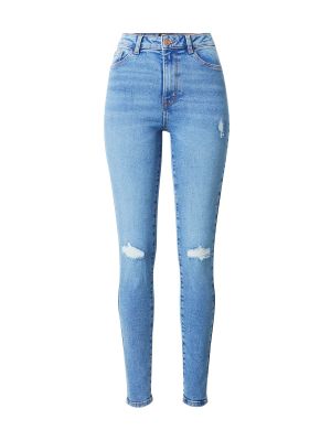 Jeans skinny Pieces blu