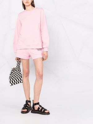 Sweatshirt mit rundem ausschnitt Ganni pink
