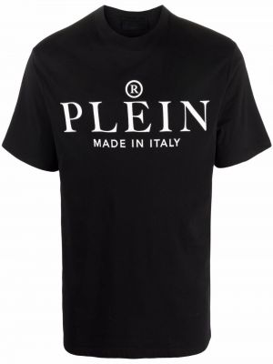 Raštuotas marškinėliai Philipp Plein juoda