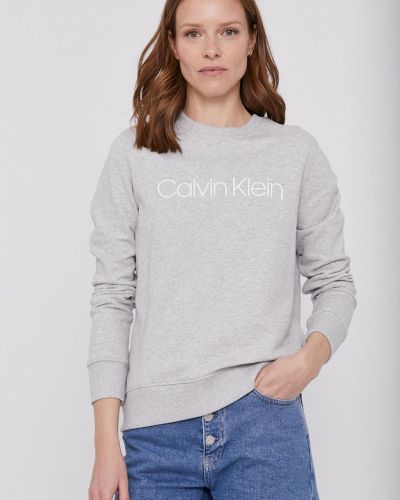 Bluza dresowa Calvin Klein szara