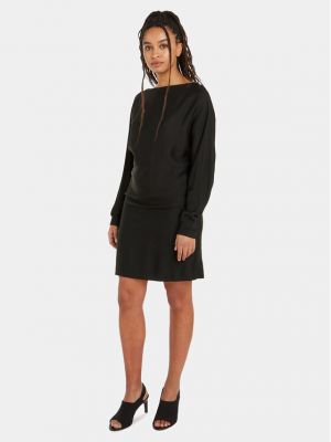 Коктейльна сукня вільного крою Calvin Klein чорна