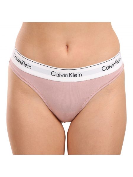 Chiloți tanga Calvin Klein roz