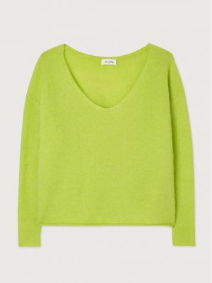 Priliehavý sveter American Vintage zelená