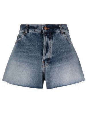 Shorts en jean taille haute Haikure bleu