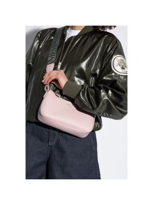 Bolsa de hombro con cremallera Emporio Armani rosa