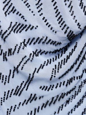 Midi obleka iz viskoze z zebra vzorcem Des Phemmes