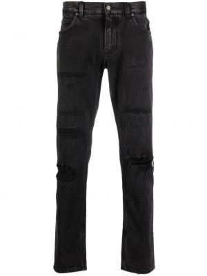 Jeans med normal passform Dolce & Gabbana svart