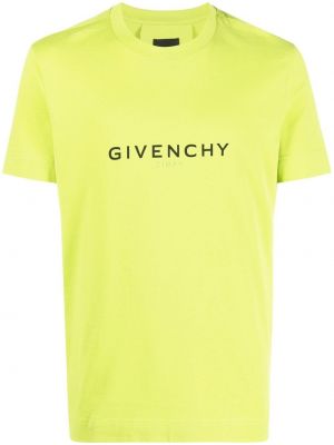 Тениска с принт Givenchy зелено