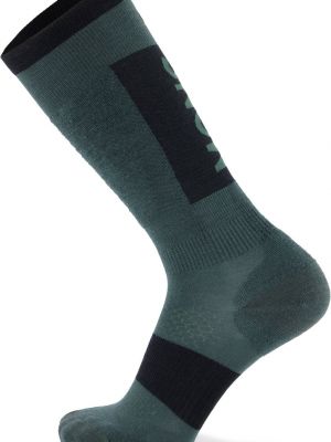 Чорапи от мерино вълна Mons Royale зелено