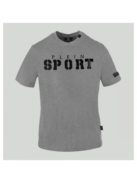 Koszulka z krótkim rękawem sportowa Philipp Plein Sport szara