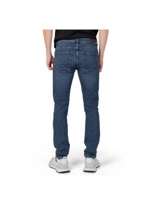 Slim fit skinny jeans mit reißverschluss Boss blau