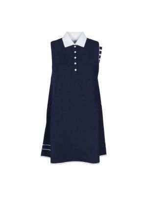 Sukienka mini Thom Browne niebieska