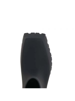 Botas de agua de punta cuadrada Balenciaga negro