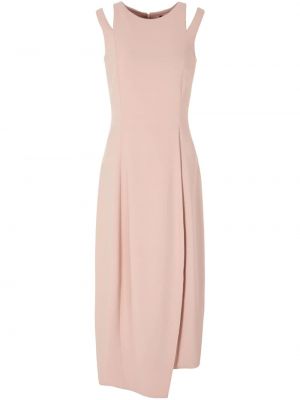 Sukienka midi Giorgio Armani różowa