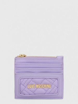 Peněženka Love Moschino fialová