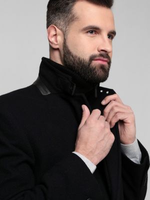 Пальто Karl Lagerfeld чорне