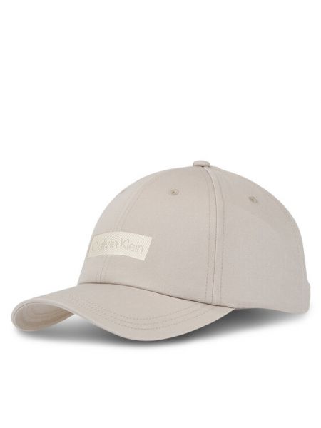 Καπέλο με κέντημα Calvin Klein γκρι