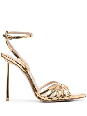 Leder sandale Le Silla gold
