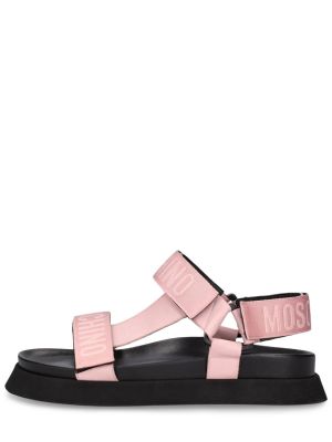 Ilma kontsaga sandaalid Moschino roosa