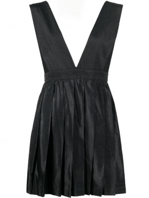 Плисирана мини рокля Batsheva черно