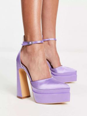 Туфли на каблуке на высоком каблуке с острым носком Truffle Collection фиолетовые