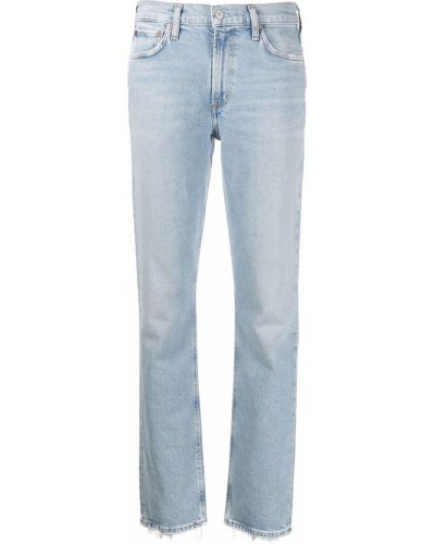 Straight leg jeans Agolde blu