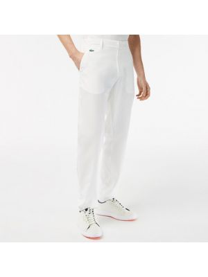 Pantalones de chándal Lacoste blanco