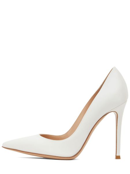 Sateng pumps Gianvito Rossi hvit