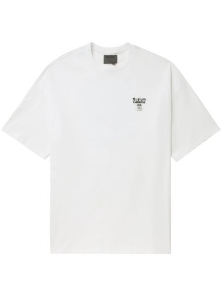 T-krekls ar apdruku Musium Div. balts