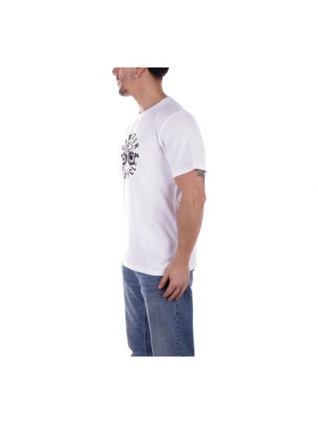 Camiseta con estampado manga corta Barbour blanco